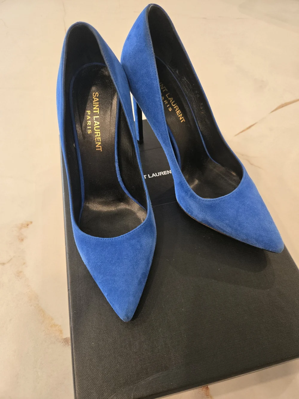 SAINT LAURENT SUEDE PUMP - Picture 3 of 12